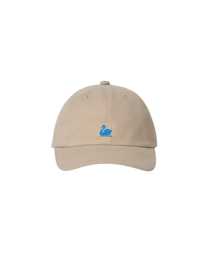 Gorra MERZ B SCHWANEN Swan Logo Cotton Twill Light Khaki