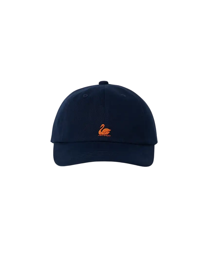 Gorra MERZ B SCHWANEN Swan Logo Cotton Twill Night Blue