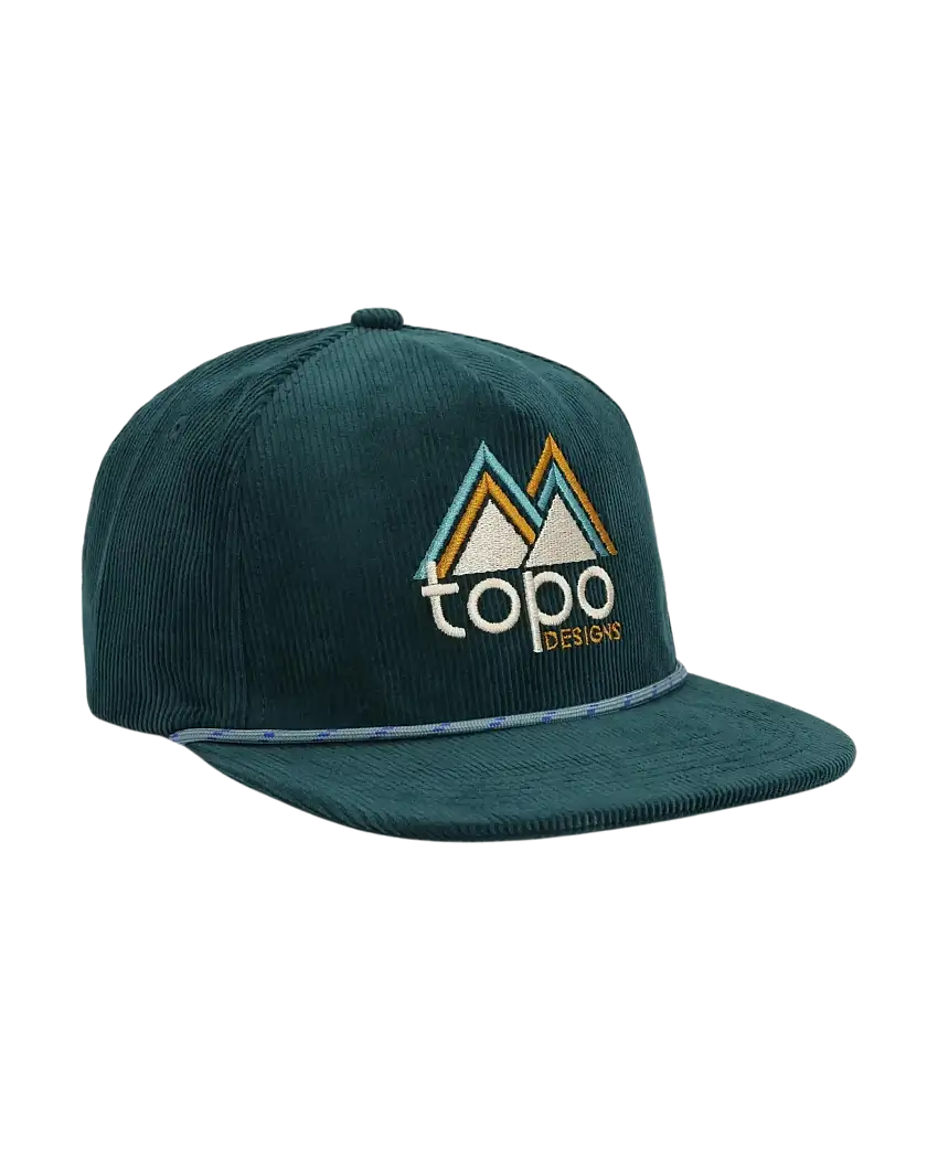Gorra TOPO DESIGNS Corduroy Trucker Peaks Forest