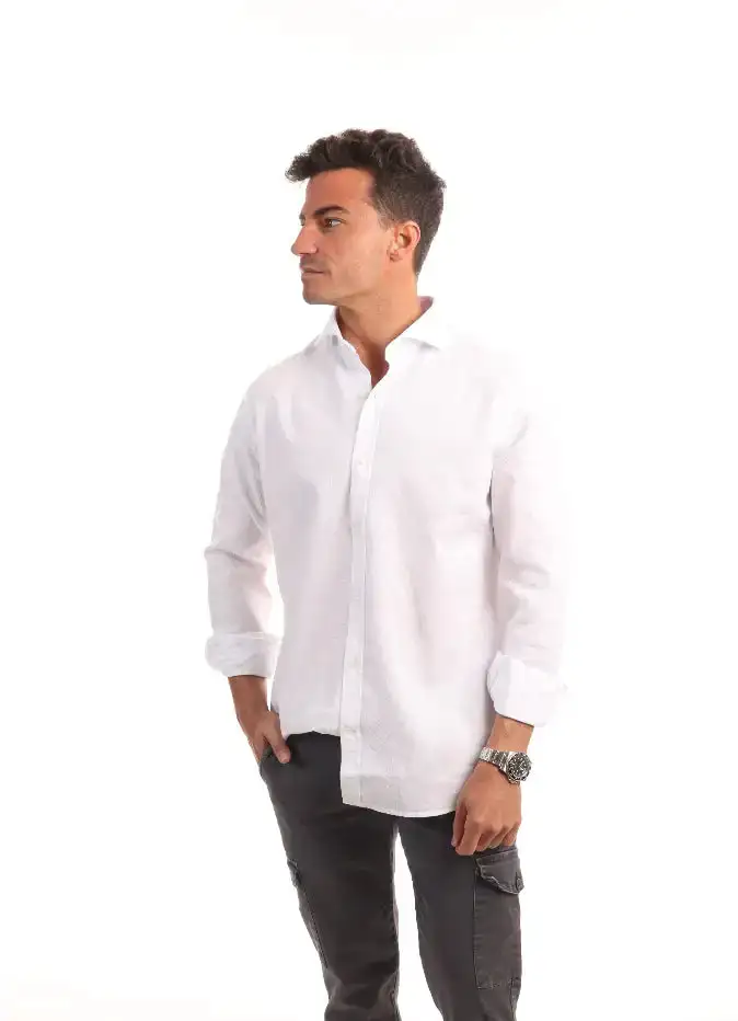 Camisa MEDUSA BAY Piqué Blanco