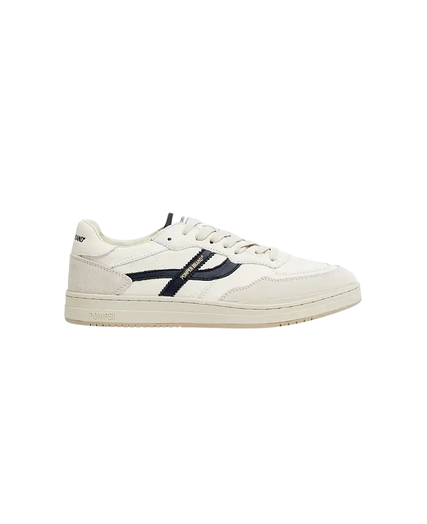 Zapatillas POMPEII Elan Pippa Leather Ecru Navy