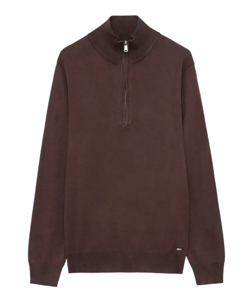 Jersey GIANNI LUPO GL35136GZ Cremallera Coffee
