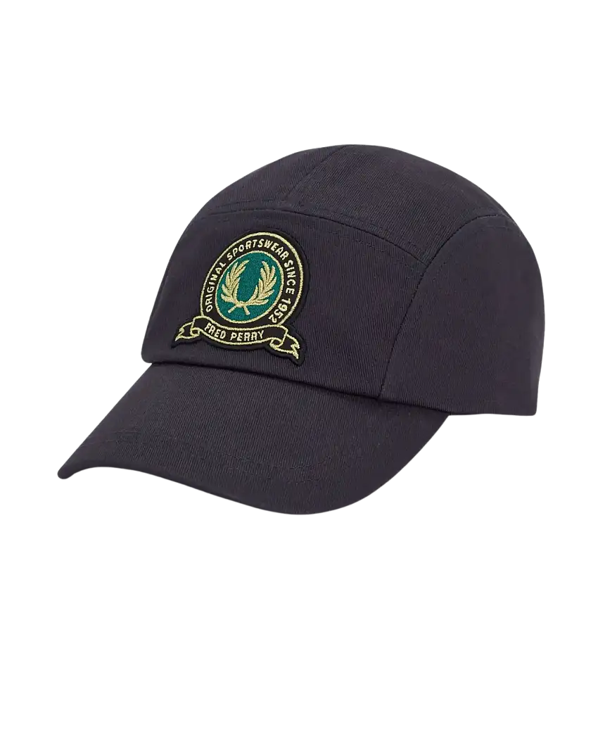 Gorra FRED PERRY Cinco Paneles Tenis Azul Marino