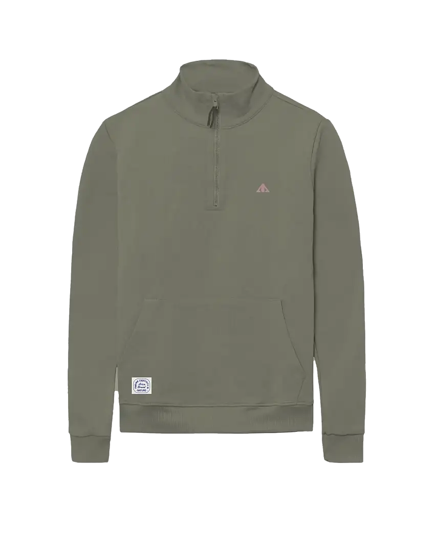 Sudadera ARICA Half Zip Light Khaki