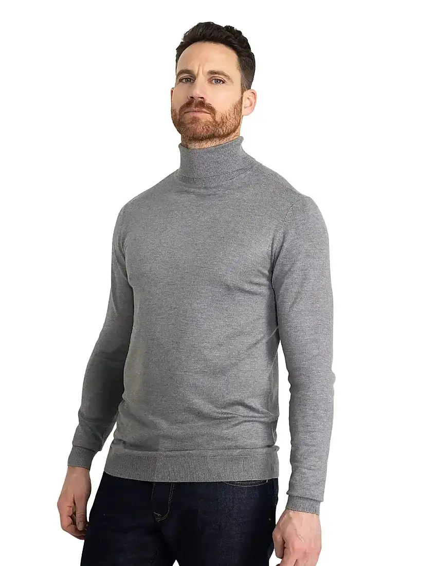 Jersey Cuello Alto Petrol Industries Gris
