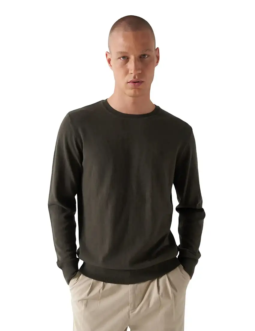 Jersey Punto Cachemir Salsa Verde