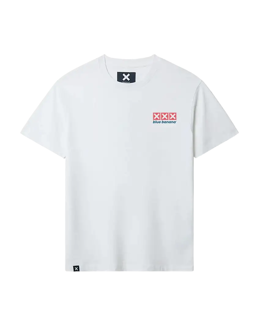 Camiseta BLUE BANANA Unisex White Line