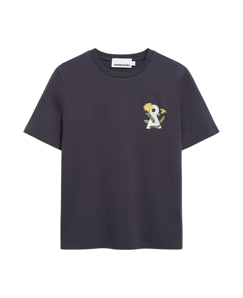 Camiseta ARMEDANGELS Lualaa Difference Dark Steel