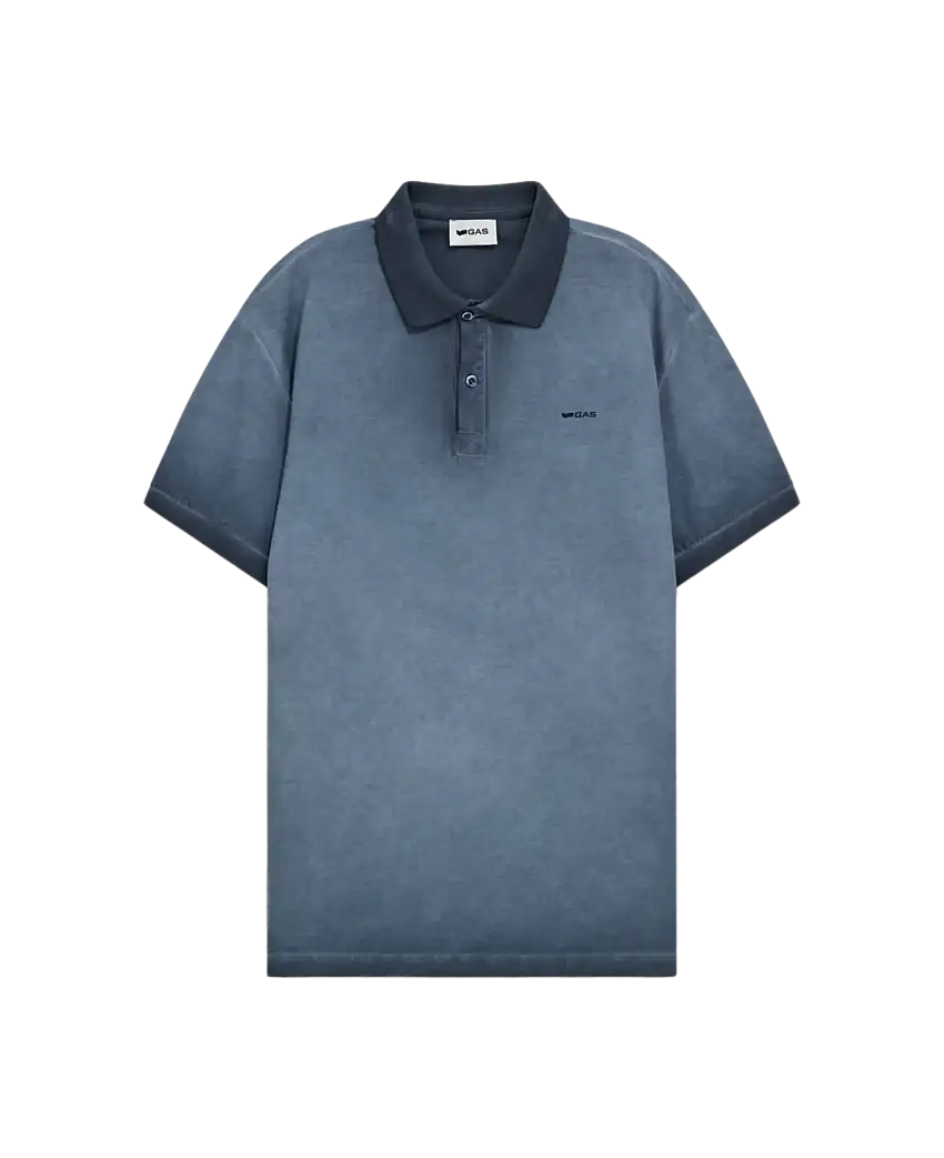 Polo GAS JEANS Ralph Logo Gas Blue