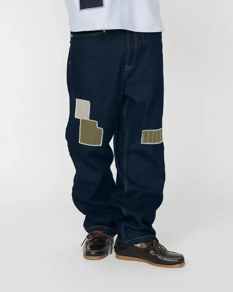 Pantalones WE ARE NOT FRIENDS Vaqueros Sashiko