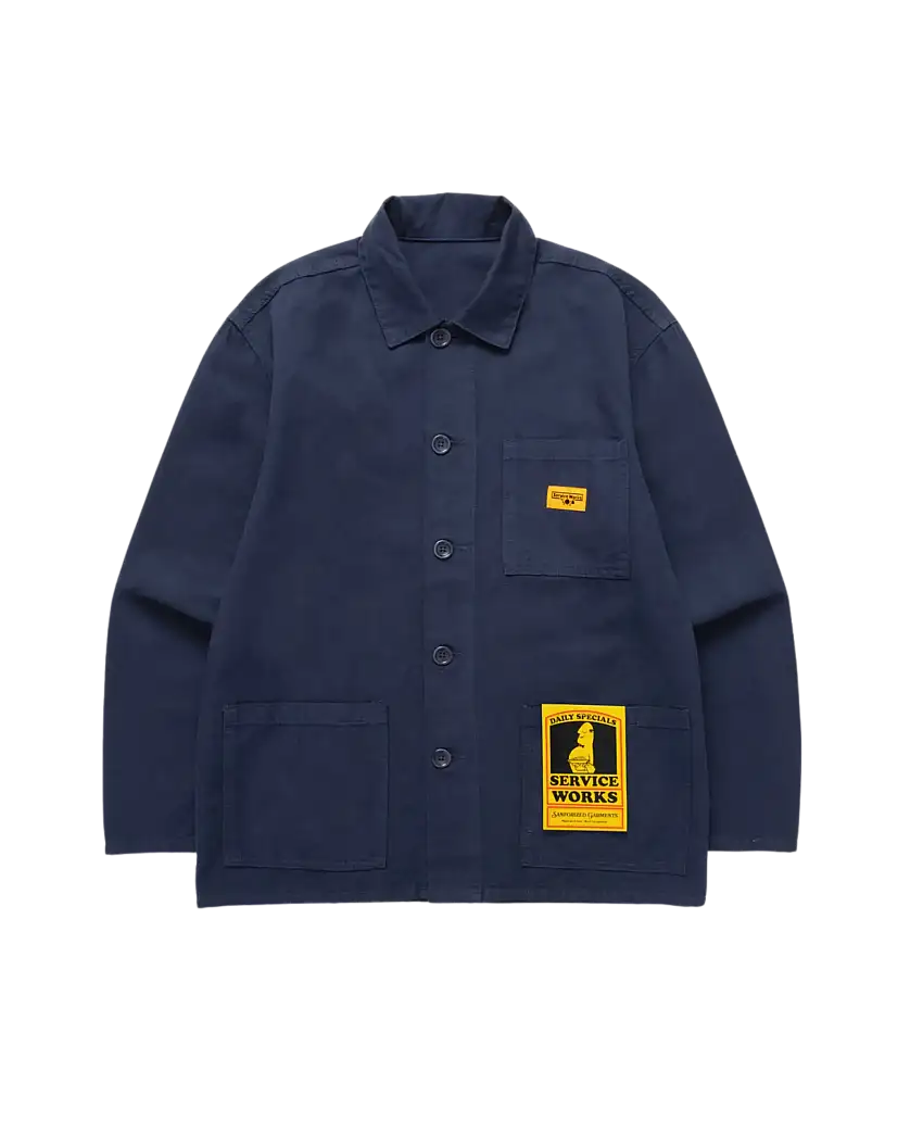 Sobrecamisa SERVICE WORKS Classic Chore Dark Navy