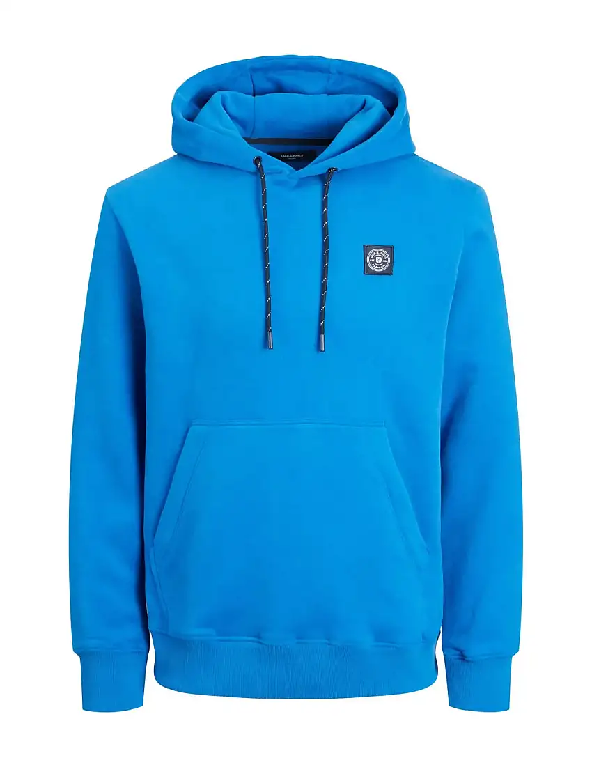 Sudadera Capucha Logo Jack and Jones Azul