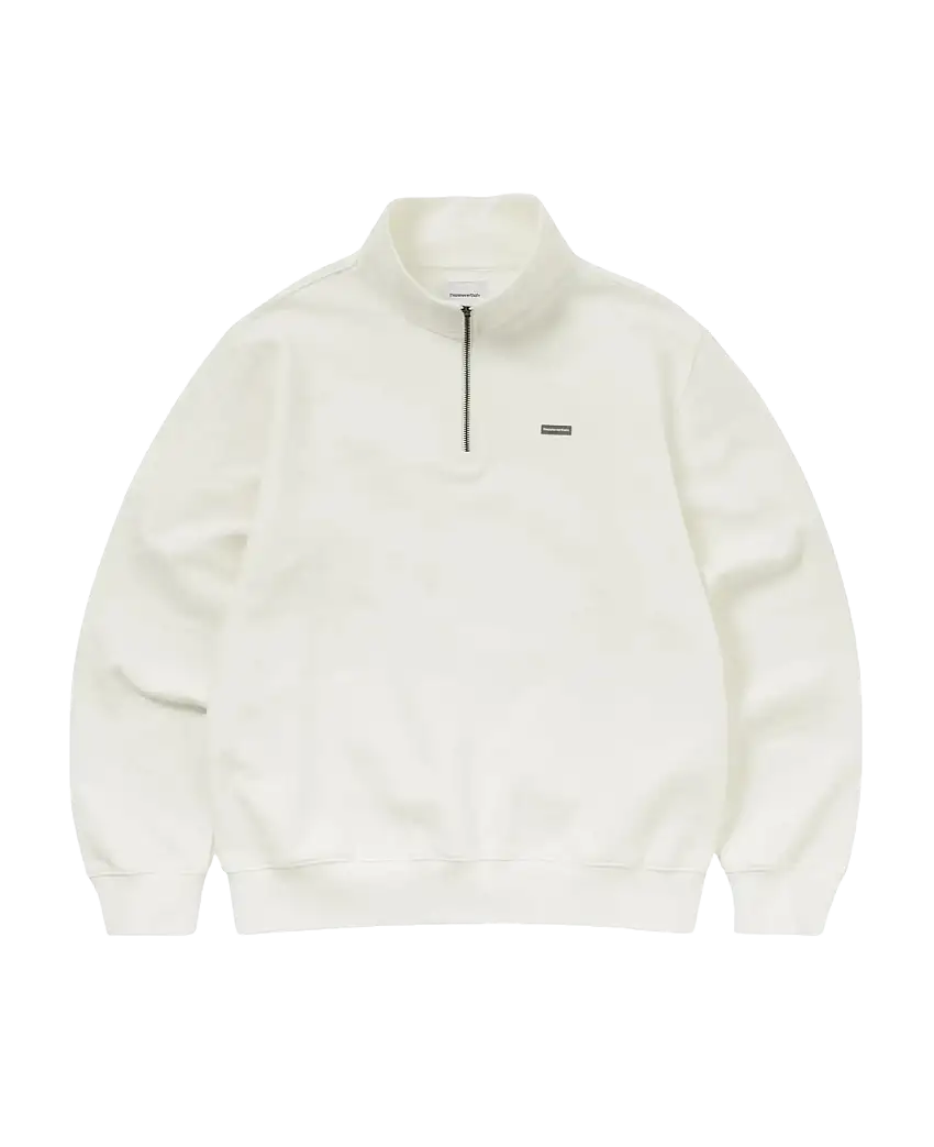 Sudadera THISISNEVERTHAT™ T.N.T. Classic Half Zip Natural