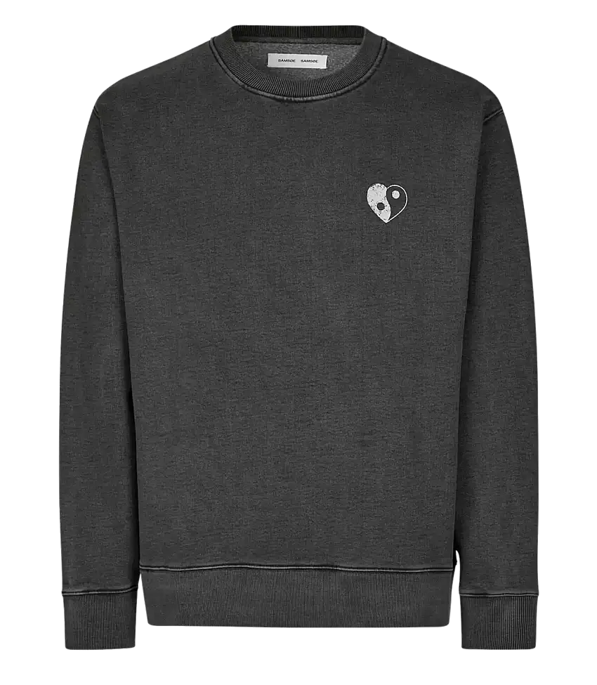 Sudadera Samsøe Sapoetry Black Balance
