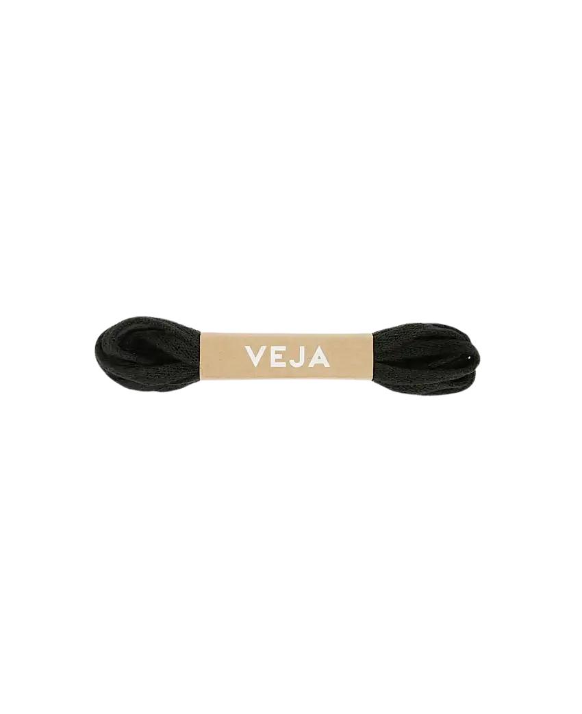 Cordones VEJA Algodón Orgánico Black