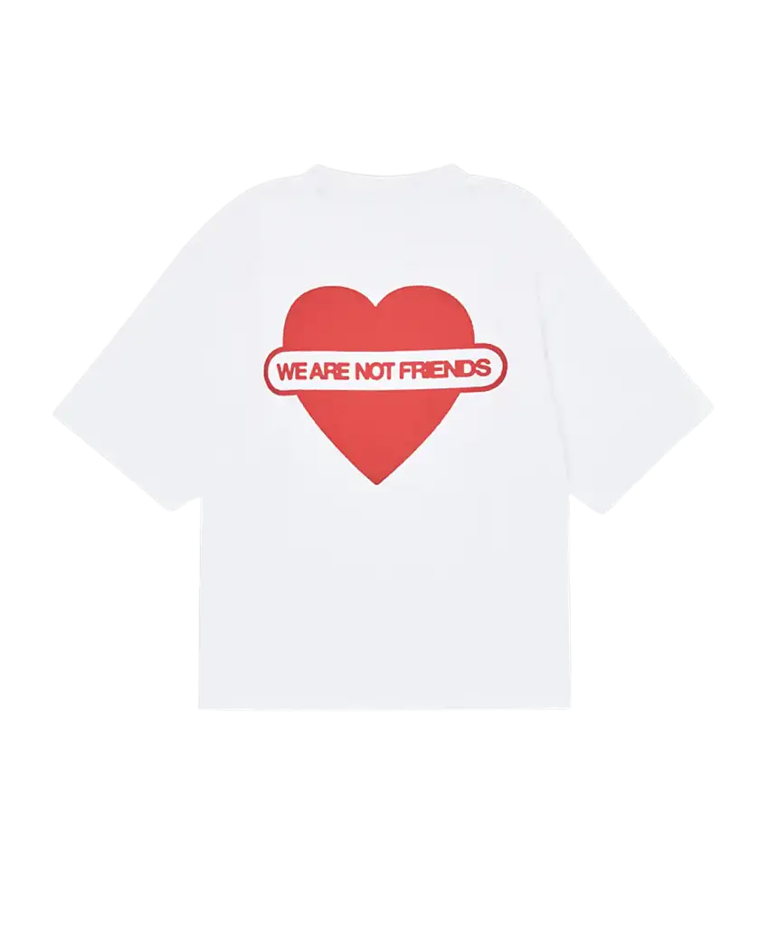 Camiseta WE ARE NOT FRIENDS Union Love Boxy