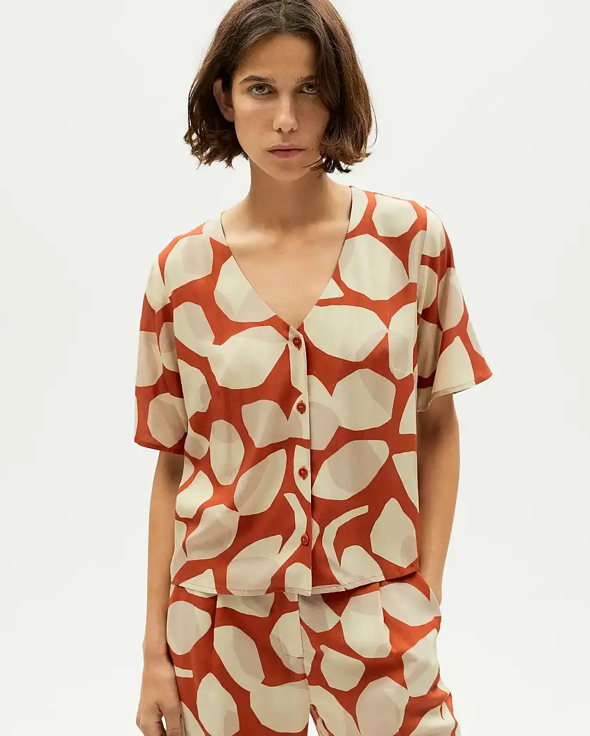 Blusa THINKING MU Leaf Libelula