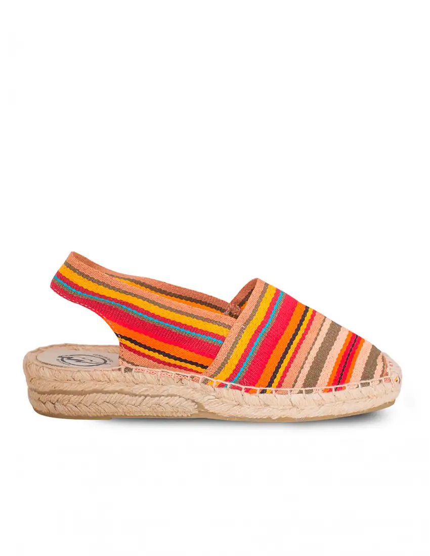 Alpargata Clásica Tela Multicolor PERA LIMONERA