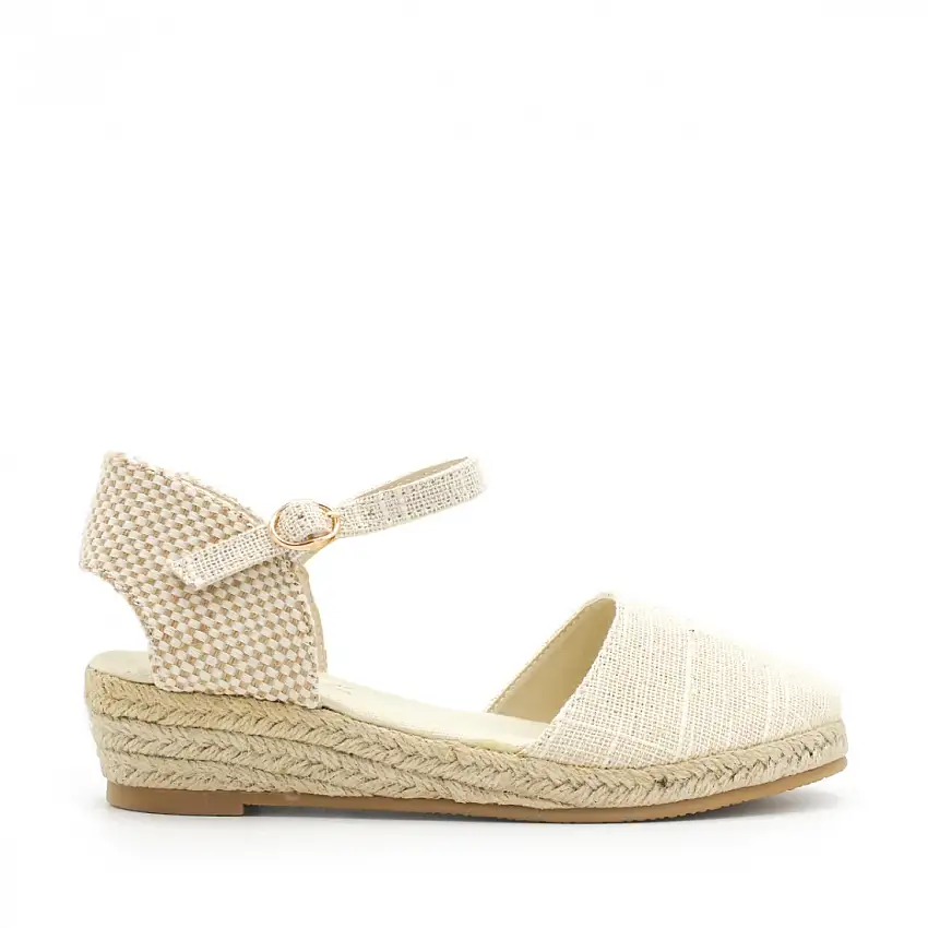 Alpargata cuña C209 beige