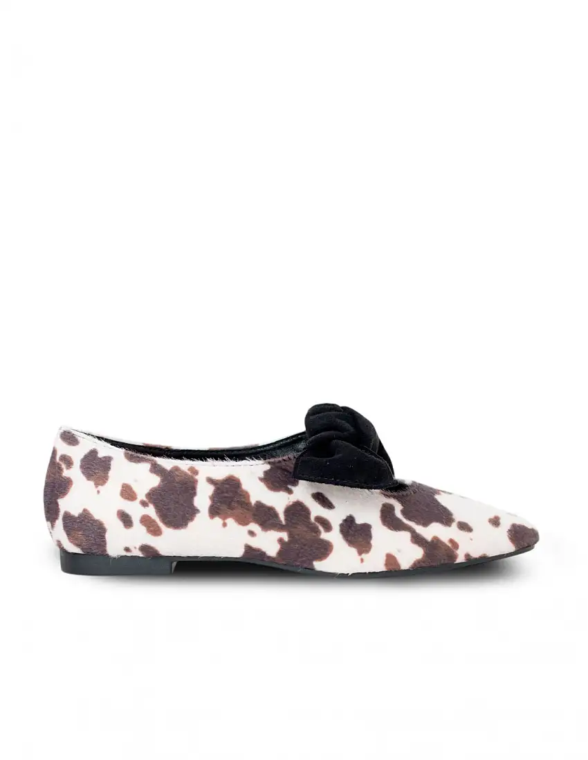 Bailarinas Estampado Vaca