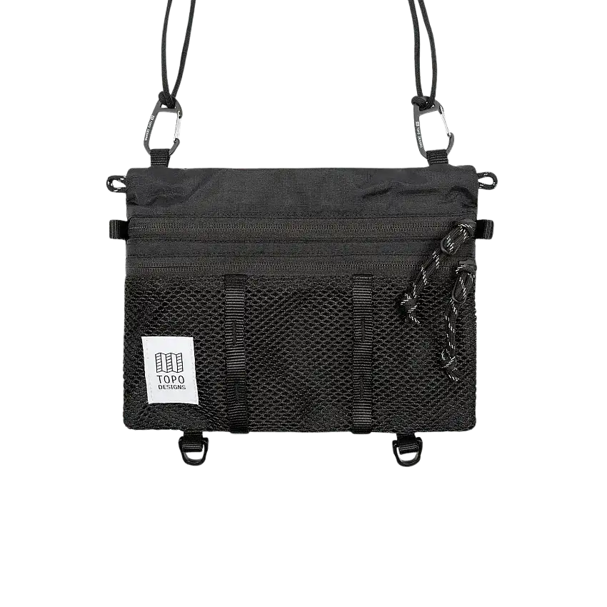 Bandolera Topo Designs Mountain Accesory Shoulder Bag Black