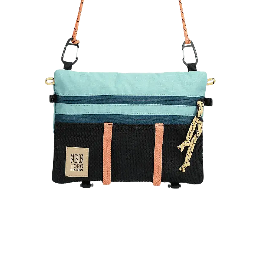 Bandolera Topo Designs Mountain Accesory Shoulder Bag Geode Green Black