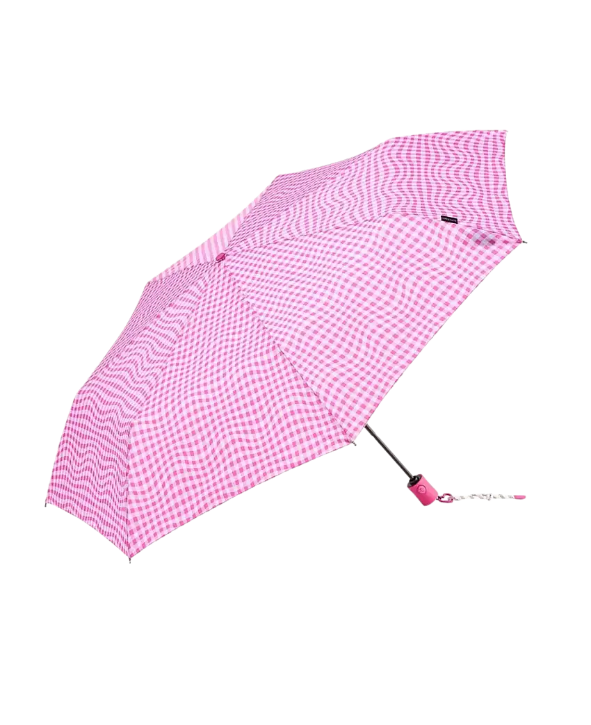 Paraguas CLIMA Bisetti Vichy Fuchsia