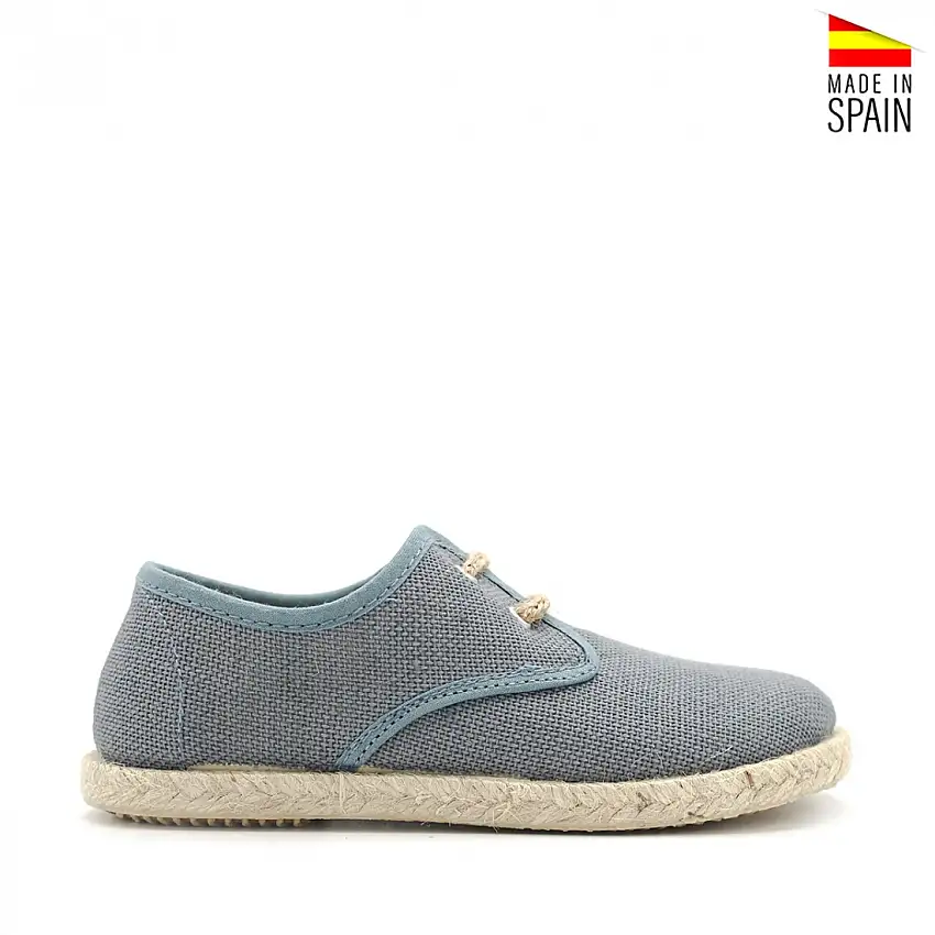 Blucher lino azul indigo