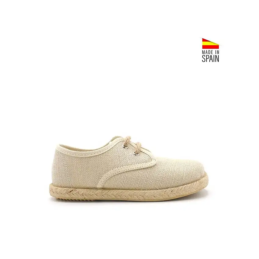Blucher lino beige