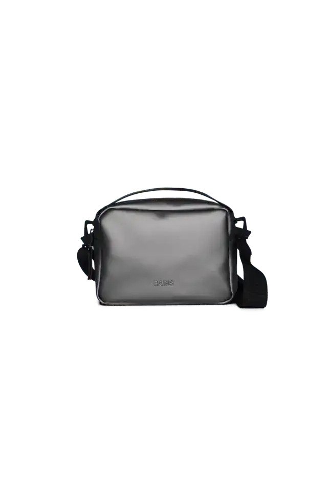 Bolso RAINS Box Bag Metallic Grey