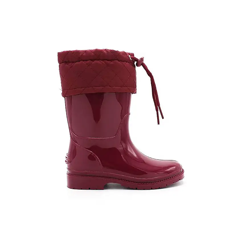 Botas de agua burdeos