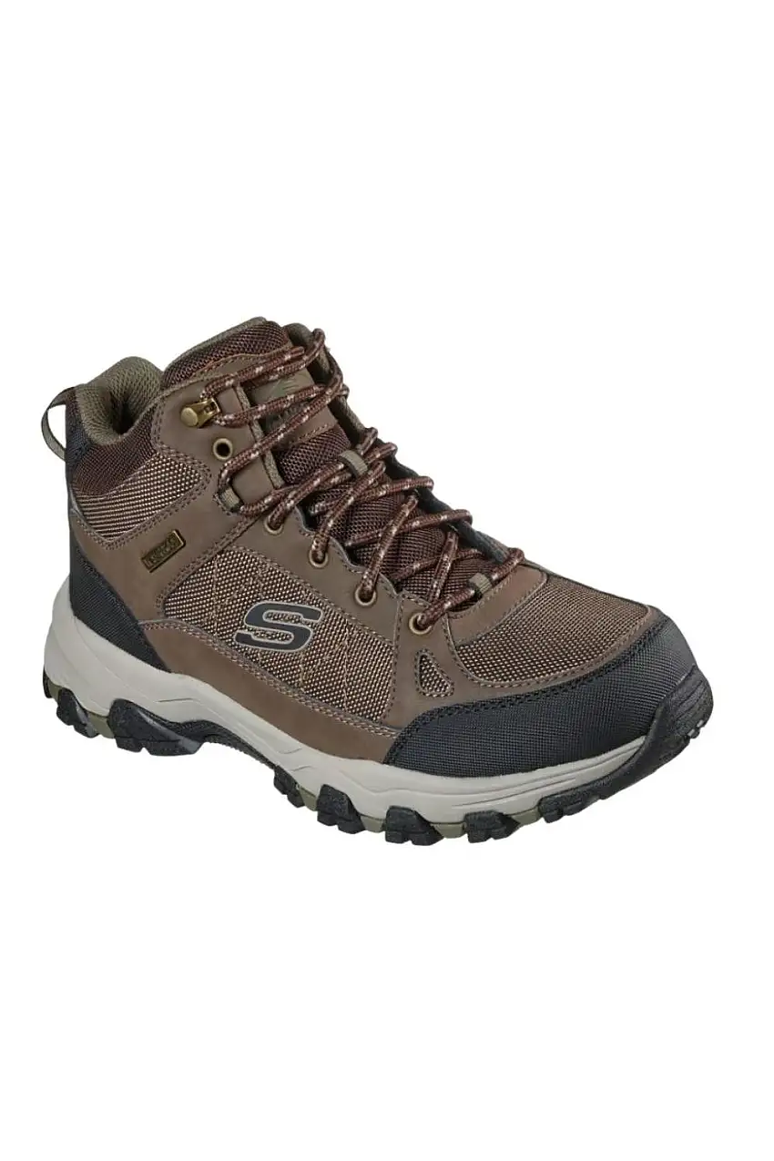 botas montaña skechers relaxed fit chocolate 204477