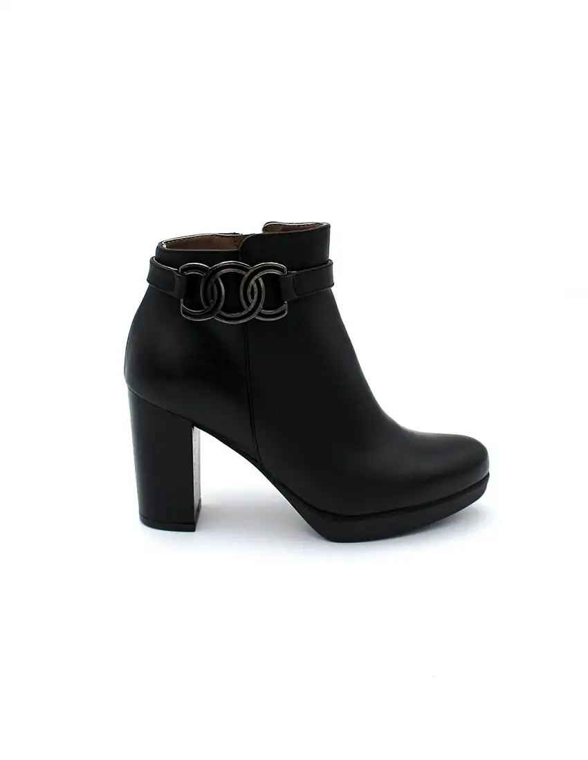 Botín Pulsera Patricia Miller 6073 Negro Mujer
