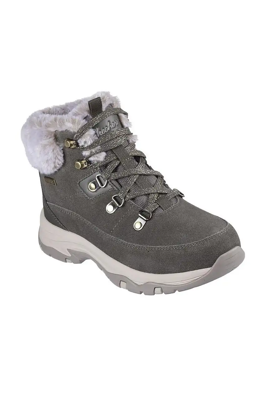 botines confort y sport skechers trego gris 167882