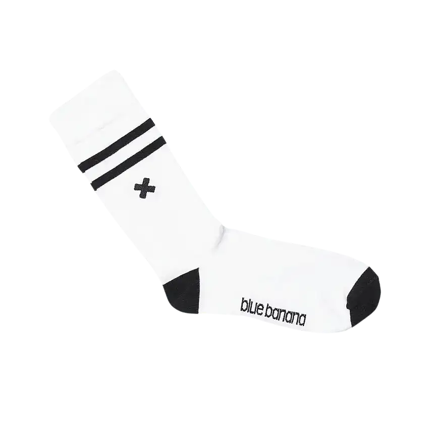 Calcetines Blue Banana Amsterdam White