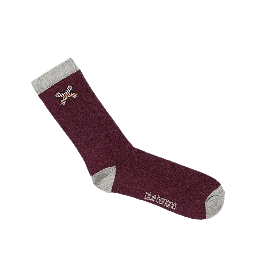 Calcetines Blue Banana Classic Burgundy