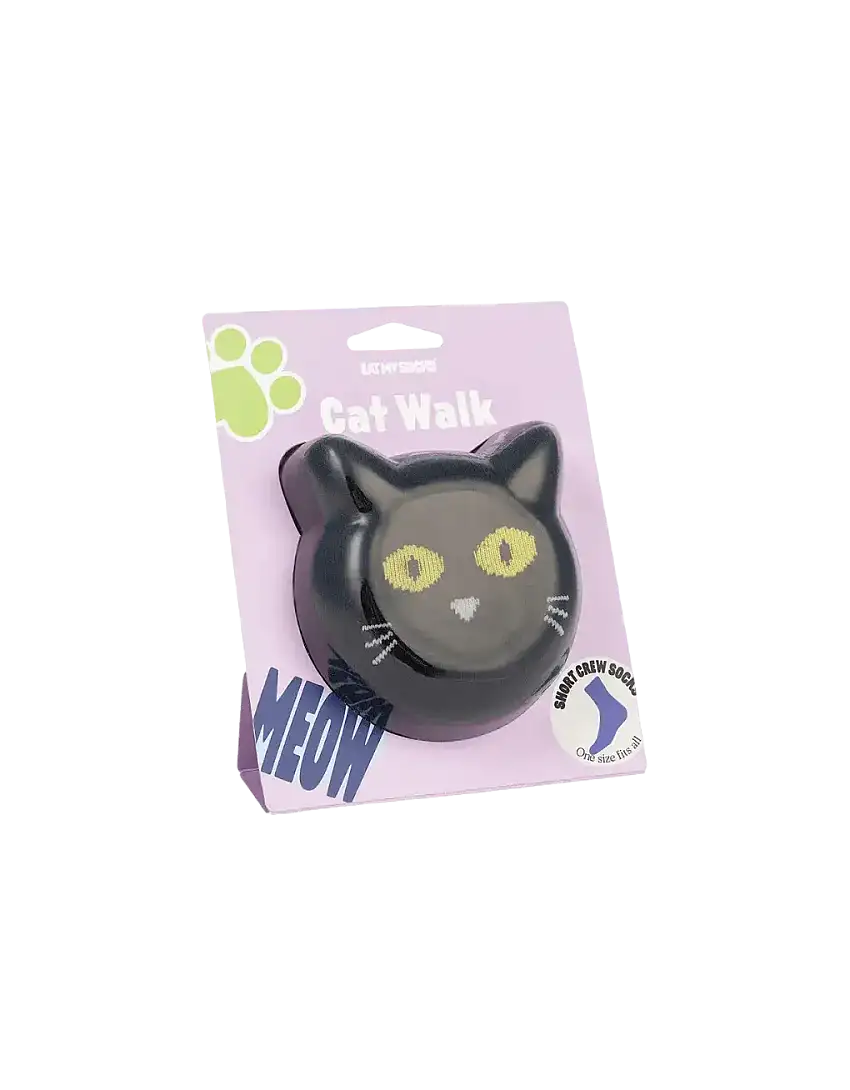 Calcetines EAT MY SOCKS Cat Walk Black
