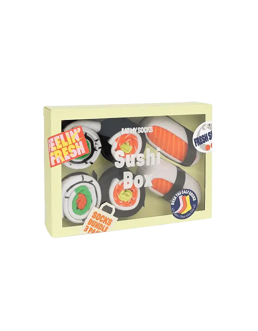 Calcetines EAT MY SOCKS Sushi Box (3 Pares)