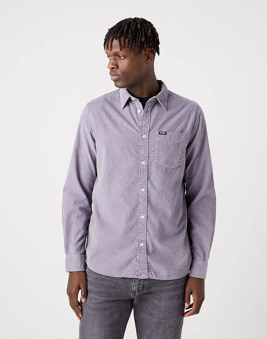 Camisa 1 Bolsillo 1 Purple Sage