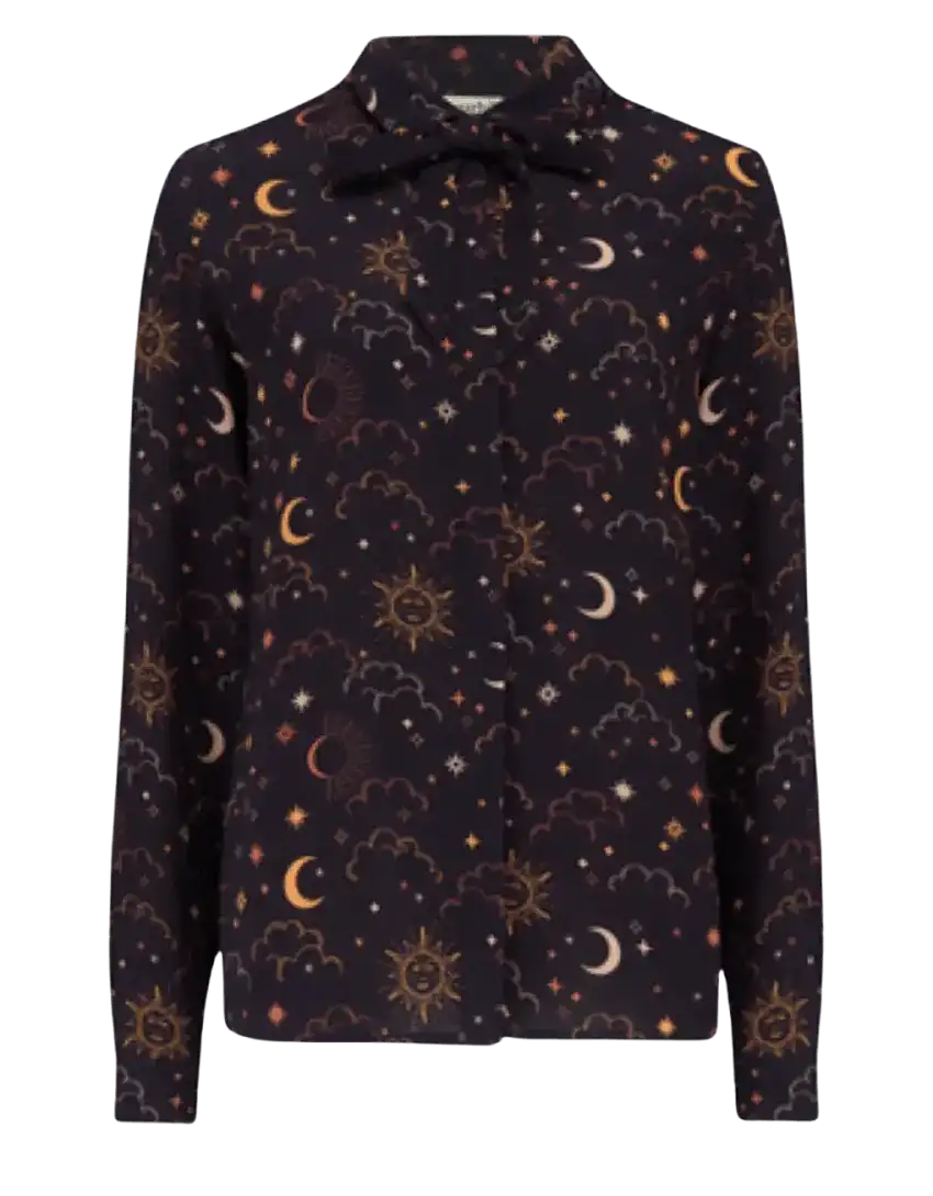 Camisa Catrina Black Celestial Nights