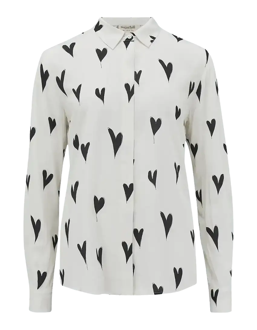 Camisa Joy Monochrome Hearts