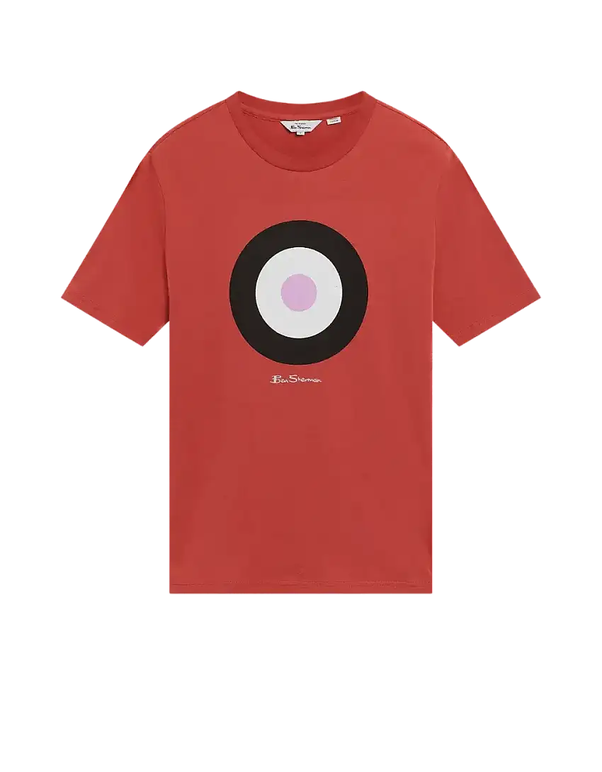 Camiseta Ben Sherman Signature Target Raspberry