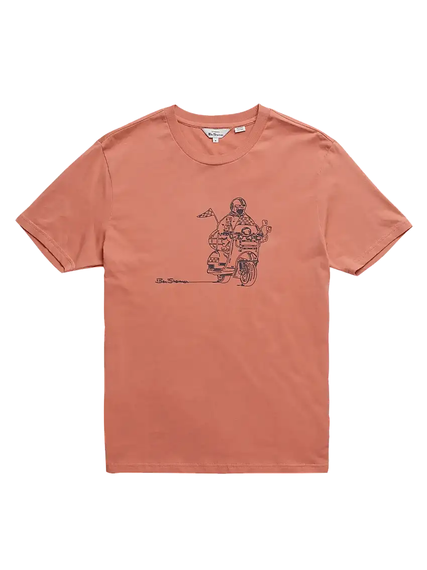 Camiseta Linear Cruise Dark Pink