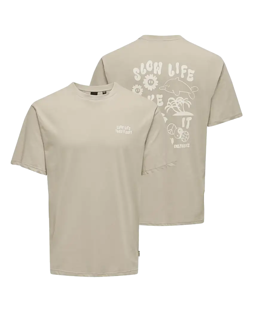 Camiseta Only&Sons Mace Silver Lining