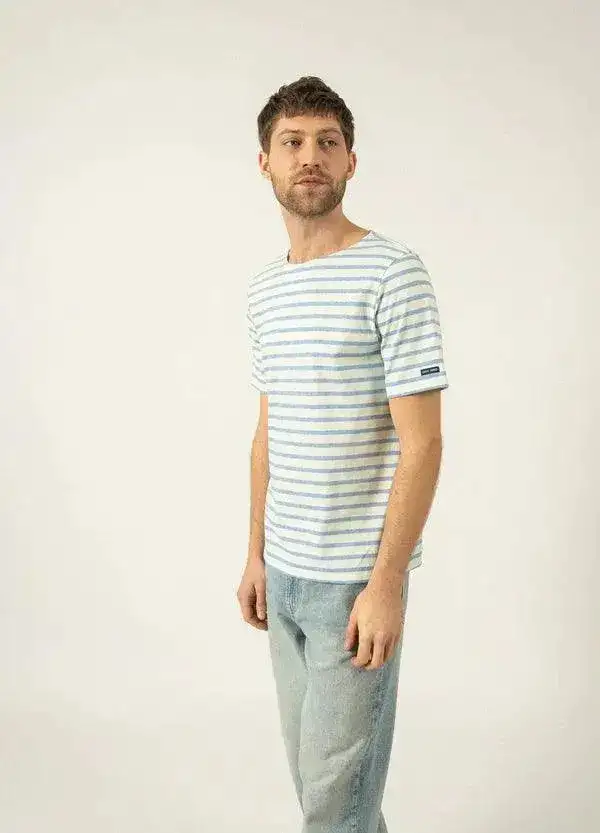 Camiseta Unisex Saint James Levant Modern Aloe Denim