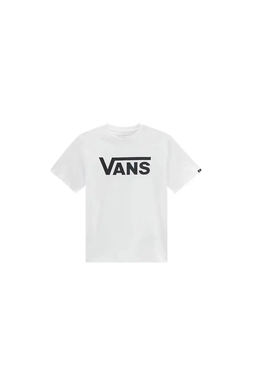 Camisetas niños vans classic blanco vn000ivfyb21
