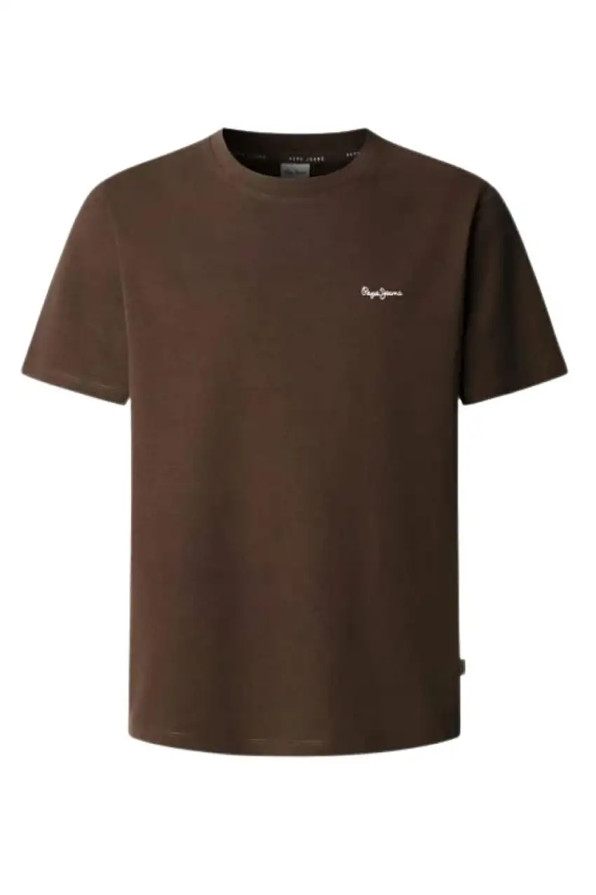 camisetas pepe jeans marron pm509741