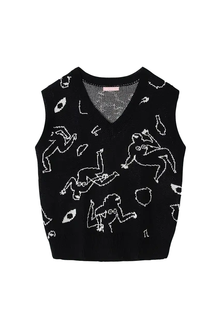 Chaleco Oversize Siluetas