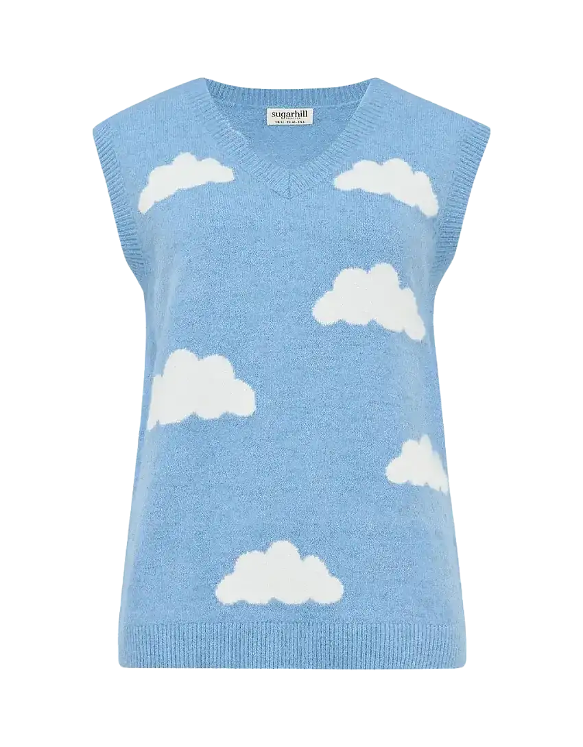 Chaleco Sugarhill Kayleigh Blue Cloudy Skies