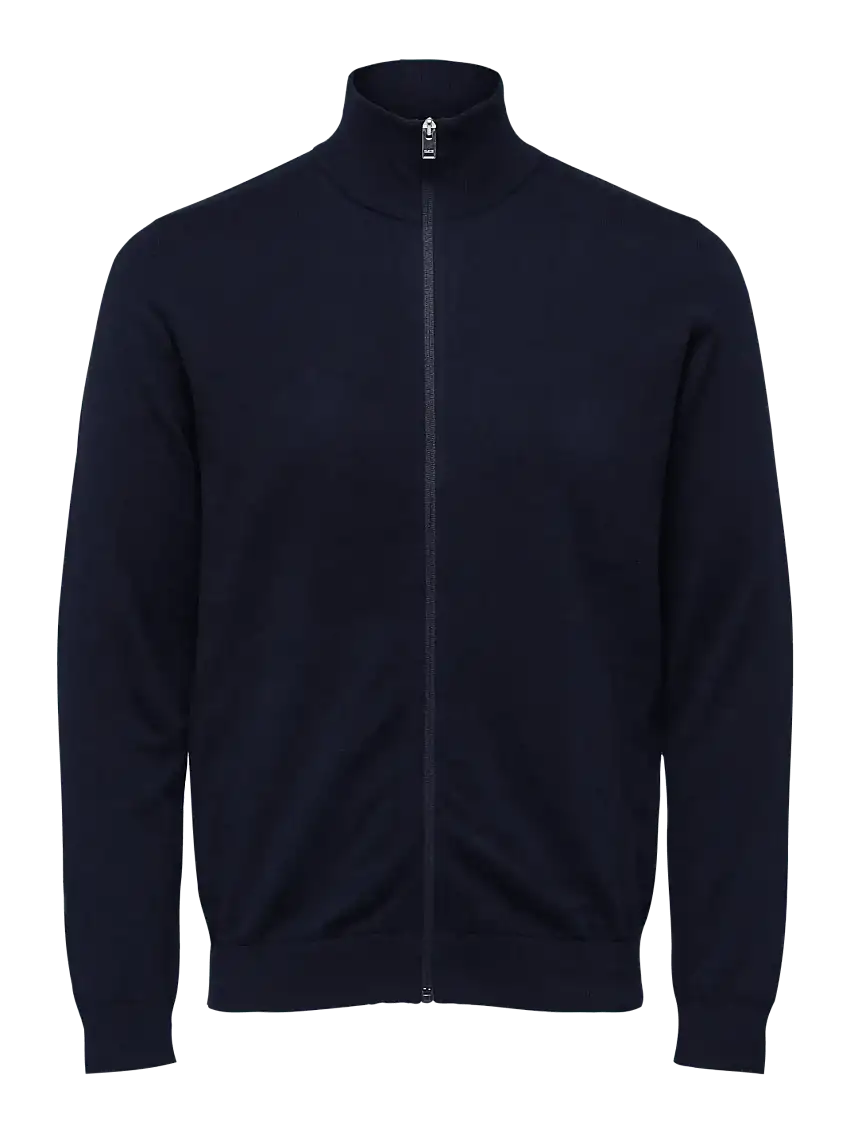 Chaqueta de punto de algodón pima Berg Navy Blazer